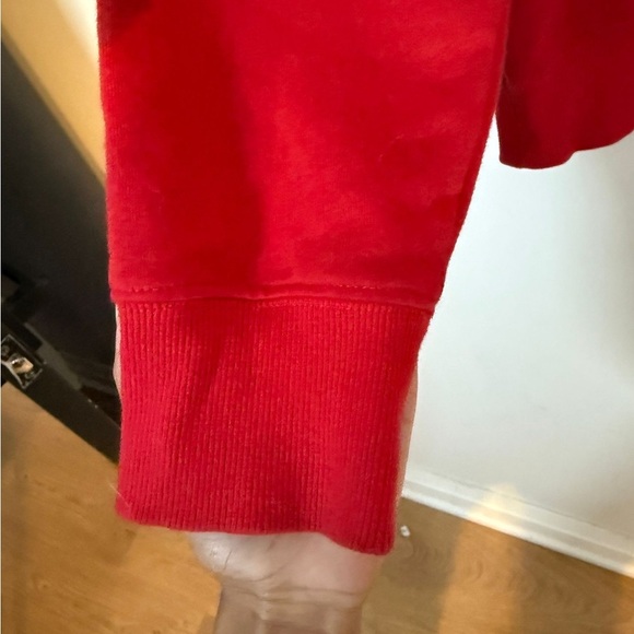 The North Face Red Pullover Hoodie Sweatshirt Men’s Size M - Picture 9 of 9